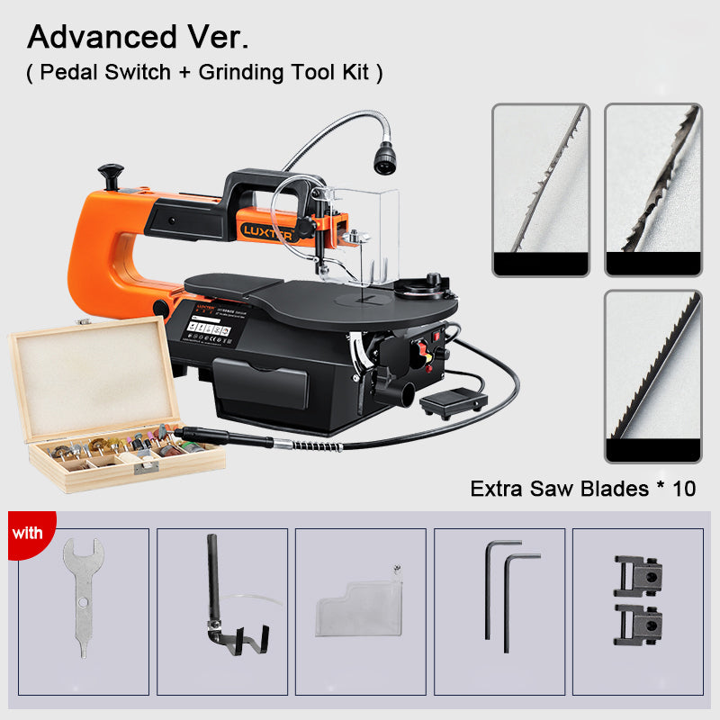 Electric Variable Speed Curved Scroll Saw