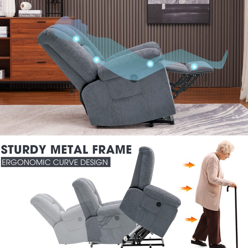 Single Electric Massage Multi-functional Recliner Living Room Bedroom