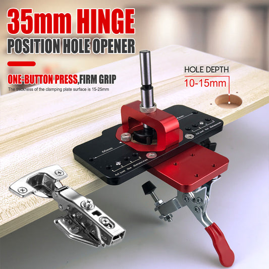Woodworking 35mm Drilling Installation Auxiliary Tool