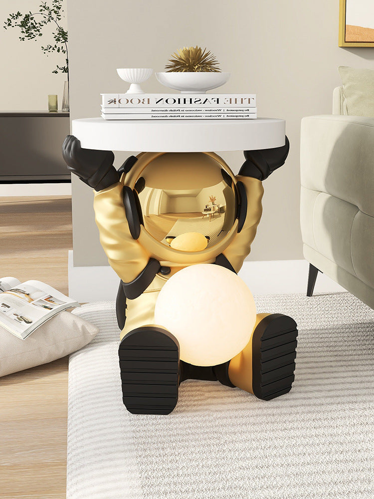 Astronaut Floor-to-ceiling Ornaments Home Accessories Living Room TV Cabinet Sofa Side Nightstand Tray Housewarming Gift