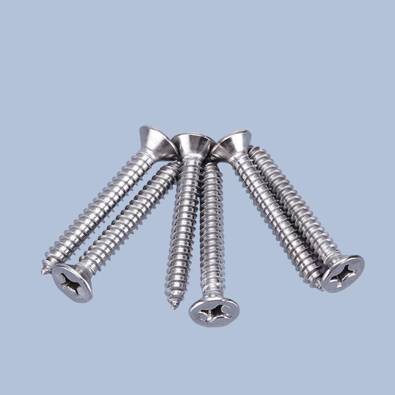 304 Stainless Steel Cross Countersunk Head Tapping Screws